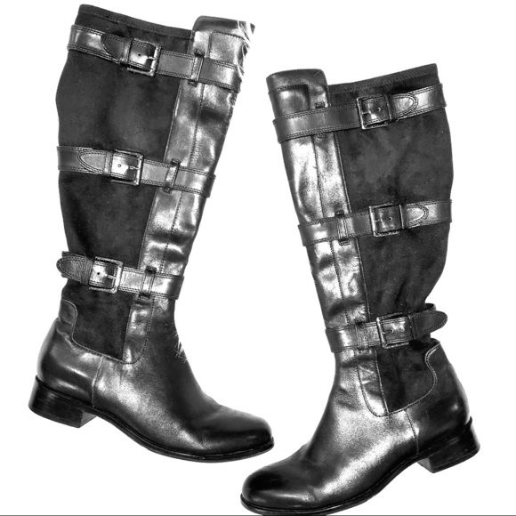 cole haan nike air riding boots